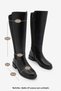 Women's Daily Boots Elastic Stretch Knee High Enpar Black - 8