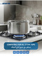 8-Piece Tri-Ply Stainless Steel Cookware Set | Premium Fast-Heating Cookware - 6