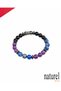 Original Virgo Zodiac Natural Stone Unisex Bracelet |   Ametist-Lapis Lazuli-Obsidian-Hematite - 4