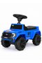 Roviq Kids Jeep Push Car with Music, LED Lights, Backrest, Wheels - Toddler Ride-on Toy (Blue)