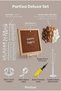 Cat Dog Birthday Decoration Deluxe Set Coffee Felt Letter Board with Stand Balloon Chain Set of 7 Transparent Balloons with Stand - 2