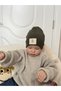 Unisex Khaki (1-5 Years) Ribbed 100% Cotton Camisole Beanie (Lasnman Price) - 4