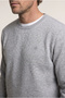 Crew Neck Regular Fit Cotton Three-Thread Brushed Warm Basic Sweatshirt - 4
