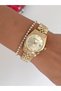 Steel Cord Women's Wristwatch with 2 Year Warranty Waterproof Bracelet with Gift - 5