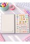 Premium Undated Planner Agenda – 17X24 Hard Cover, Spiral Bound, with Stickers - 6