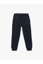Navy Blue Boy's Sweatpants 6Wkb40075Tk