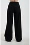 Black elastic side pants - 4