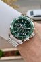Dial Green Band Metallic Color Indicators Active 2 Year Warranty Men's Wristwatch - 2