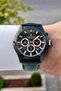 Black Cordobus Green Color Display Active 2 Year Warranty Men's Wristwatch