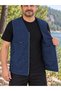 Summer-Spring 4 Zippered 2 Side Pocket Hunter-Work Vest - 3