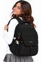 Water Resistant Unisex School Backpack, Black 1800 - 2