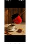 Enamel Coffee Pot 500ml Red - 2