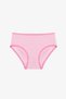 Girl's Pink Sitting Mermaid 5-Piece Slip Panties - 2