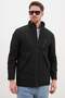 Zippered Stand Collar Regular Softshell Coat - 7