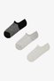 3 Pairs of Seamless Self-Patterned Sneaker Socks