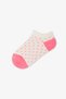 Girl's Marsmelov Neon Fun Geometric Patterned 4 Pairs of Booties Socks - 2