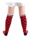 Ladybug Patterned Polka Dot Girl's Knee Socks - 5