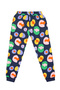 Colorful navy blue girl's tracksuit set - 9