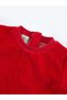 Twin Deer Girls Velvet Red Christmas Dress - 5