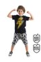 Be Brave Boy's T-shirt Capri Shorts Set