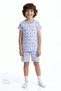 Boy's Blue Fishy Friends 2-Piece Pajama Set - 4