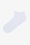 White Essential Cotton 5 Pairs of Booties Socks - 2