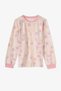 Girls Lilac Starlit Friends Cotton Long Sleeve 2'Li Pajamas Set - 3