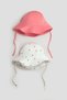 2-pack cotton sun hats
