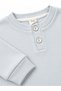 Boys' 100% Cotton Winter Ice Blue Collar Buttoned Long Sleeve Basic Pajamas Set - 6