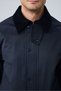 Men's Premium Velvet Collar Jacket Navy Blue - 5