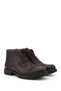 Men's Brown Zippered Genuine Leather Classic Boots - 3