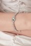 Women's Honey Pot Stella Model Zircon Stone Silver Evening Dress Daily Party Prom Date Combination Bracelet - 2