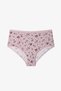 Nostalgia Floral High Waist 3-Piece Slip Panties - 5