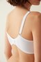 White Marvel Plus Size Gathering Padded Underwire Bra - 5