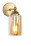Modern Sconce Antique Honey Glass - 5
