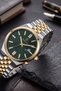 Steel band calendar men's wristwatch - classic design - 7