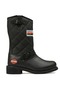 025g100071 Laconia 644 Leather Short Women's Boots Black - 5
