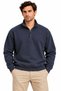 0S10278 Basic Half-Zip Sweatshirt Smoked