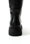 Uliana Genuine Leather Black Women's Flat Sole Below the Knee Boots - 4