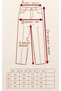 blue normal waist front stone elegant women's trousers - 5
