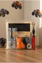 Giant Wheel Monster Truck Themed Birthday Decoration Classic Set Black Felt Lettering Board Stand Balloon Chain Hand Pump Car Set - 4