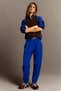 Darted Leg Elastic Trousers