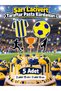 Dogustan Fanatik 32 Piece Yellow Navy Blue Birthday Set Banner Cake Toothpick Cupcake Decoration Set Cocktail Toothpick Promise Engagement Birthday Cocktail Invitation and Presentation Cake Decoration Ornament Thick Paper - 3