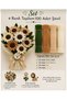 Chenille Flower Making Set 100 Pieces (Army Green, Light Brown, Beige, Cream)