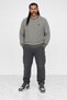 Large Size Men's Crew Neck Sweatshirt 22715-khaki