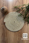 Set of 6 Handmade Jute Placemats, Bohemian Wicker American Serving Set, Decorative Table Setting, 33 Cm. - 5