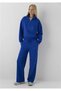 M1S20130 Women's Sweatshirt with Logo Print and Half Zipper - 2