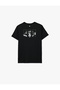 Comfortable Fit Short Sleeve Crew Neck Back Printed Sports T-Shirt - 6
