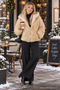 Make up the Difference in Winter Fashion: Women's Plush Coats