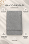 Aura Modern Patterned Anthracite Color Bath Mat – Non-Slip Base, Water Absorbent, Quick Drying (40X60) - 4